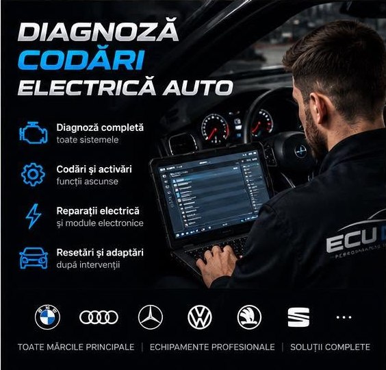Diagnoză, codări și electrică auto pentru toate mărcile principale